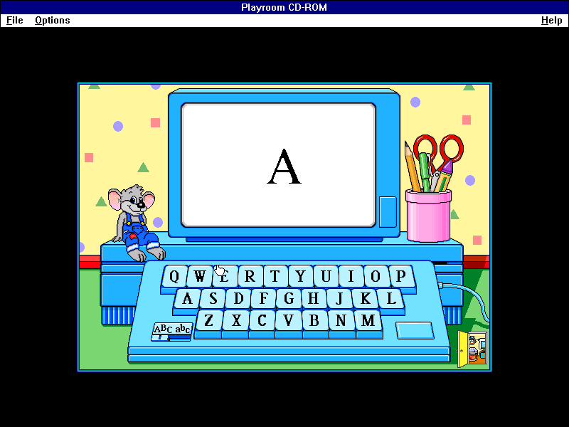 Illustration for article titled Broderbund's The Playroom CD-ROM